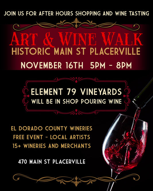 The new store is open! Join us for art & wine this Saturday night on Main Street in Placerville. - Loved To Death