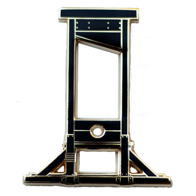 Class Warfare Guillotine Enamel Pin