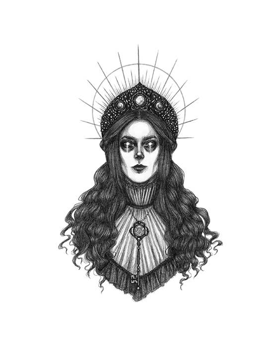 Hecate Fine Art Print - Greek Goddess of Witchcraft, Magic