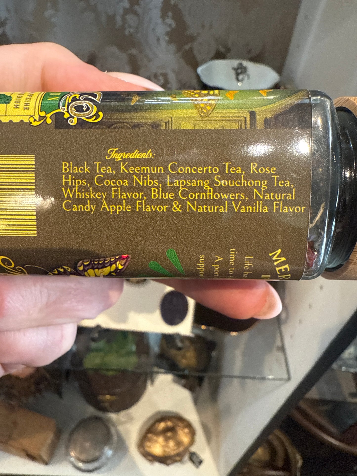 Speakeasy Tea Vanilla Bourbon deep black tea Vintage Vibe