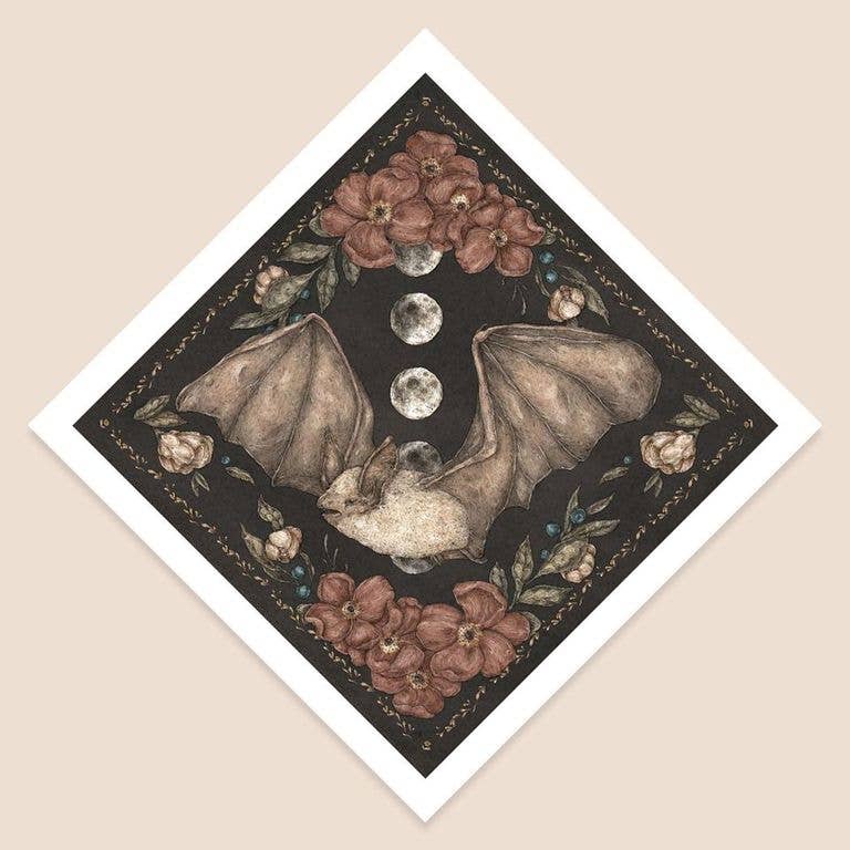 Bat Giclee Print Jessica Roux 8" x 8"