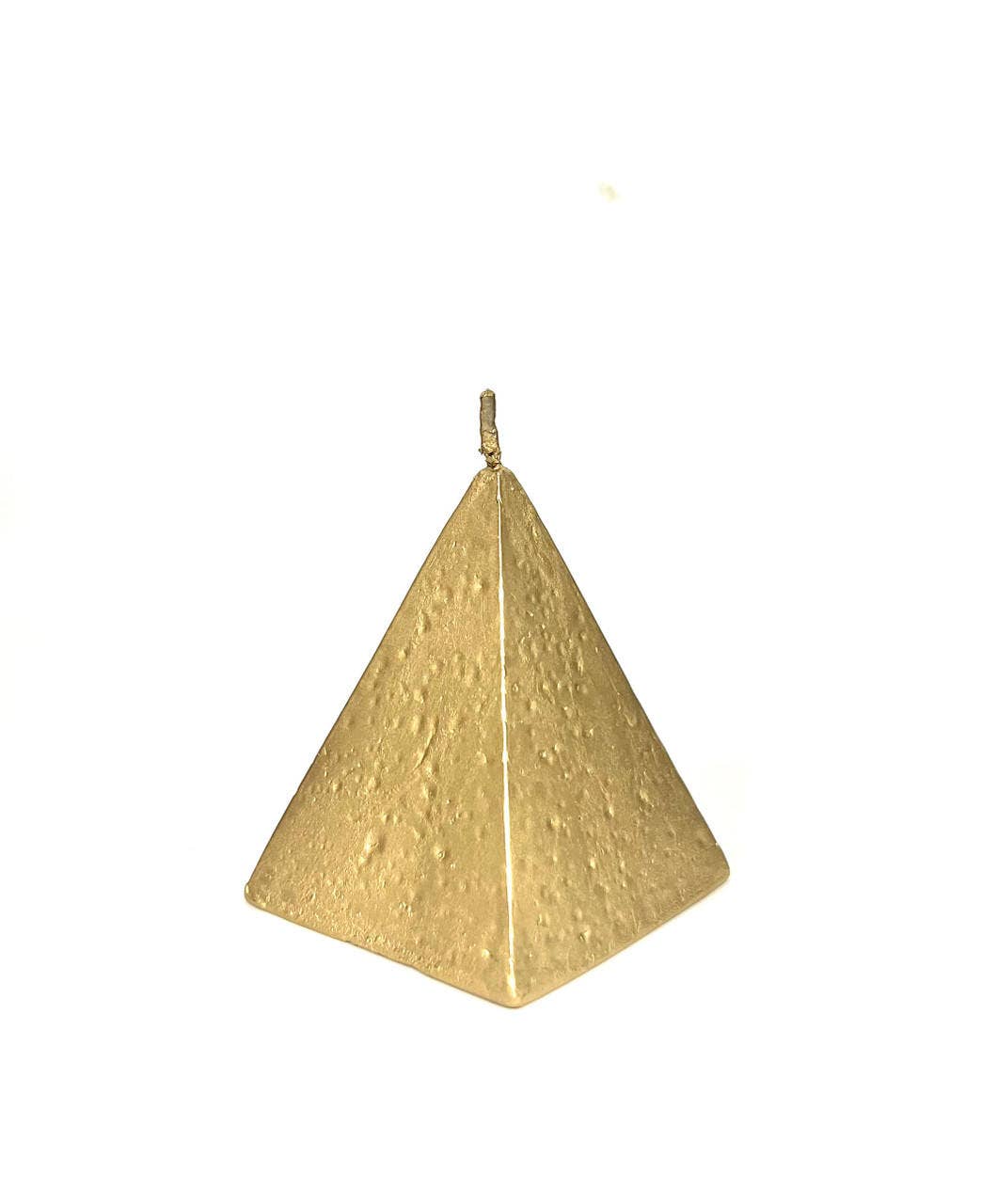 Pyramid Candle Gold