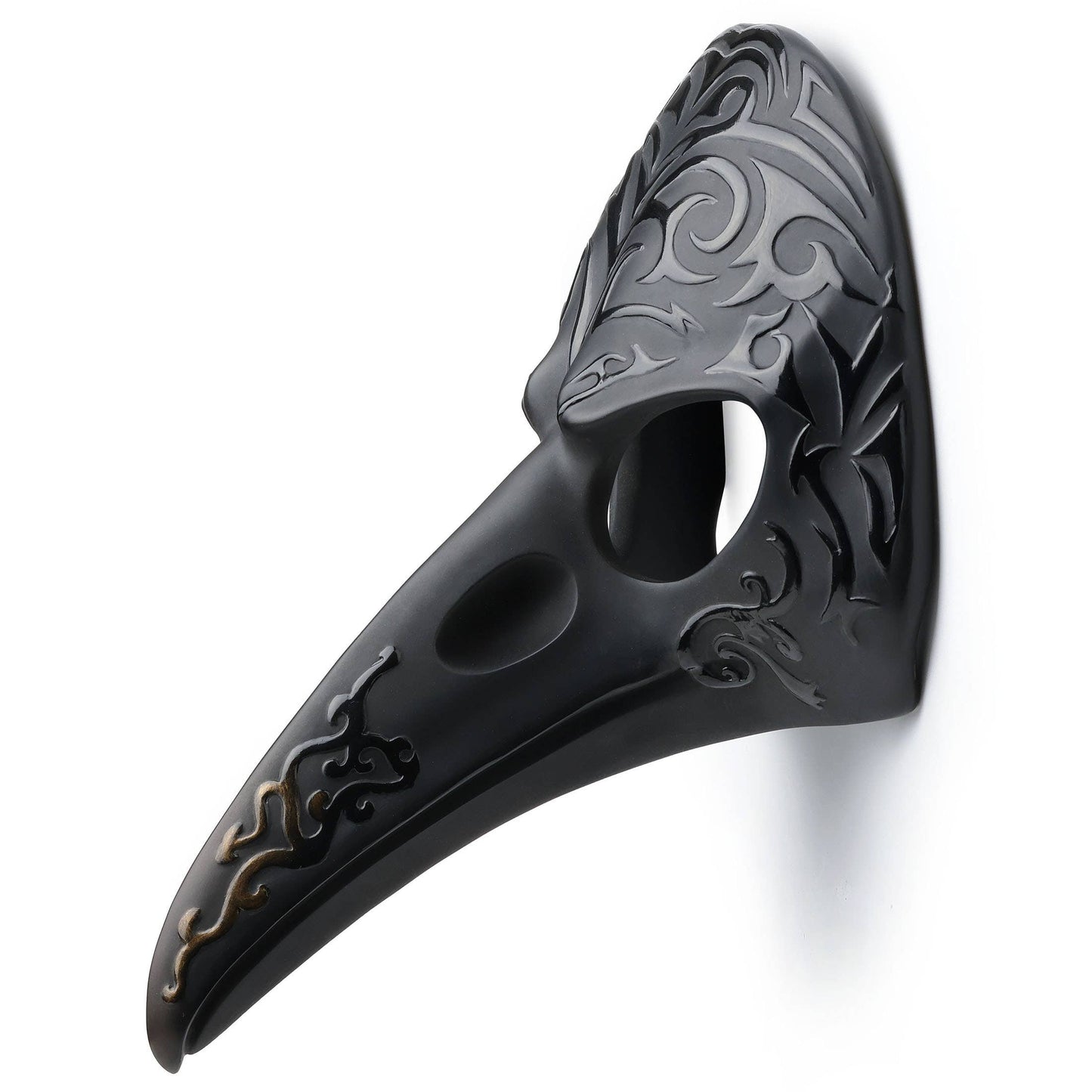 Plague Mask Patterned Crow Beak Wall Plaque