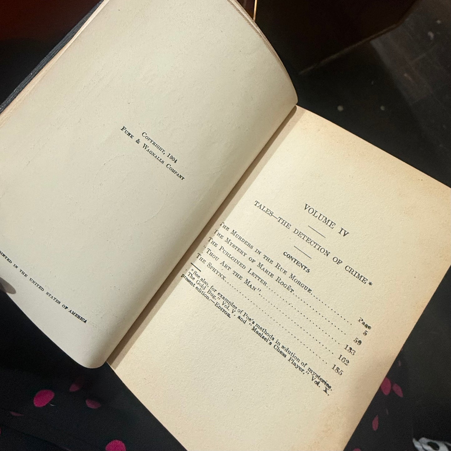 The Works of Edgar Allan Poe 1904 Tales The Detection of Crime Black