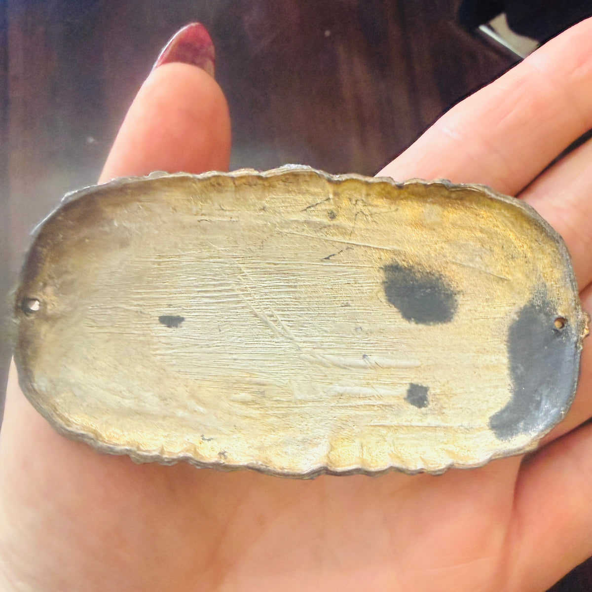 Victorian Our Darling Coffin Plaque