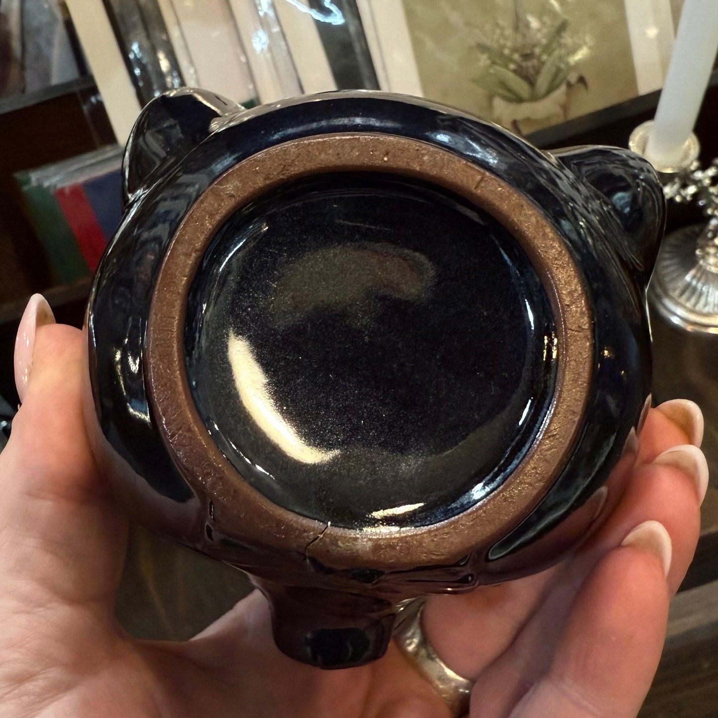 Antique Black Cat Smoker