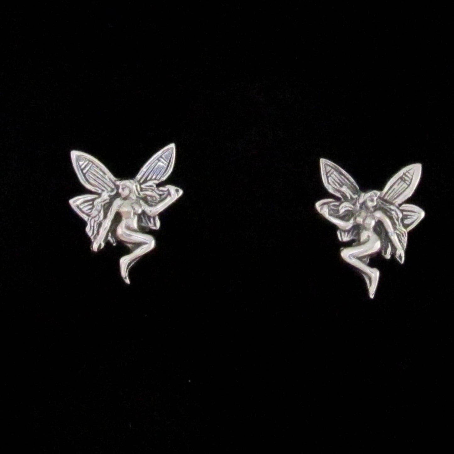Sterling Silver Fairy Post Earring