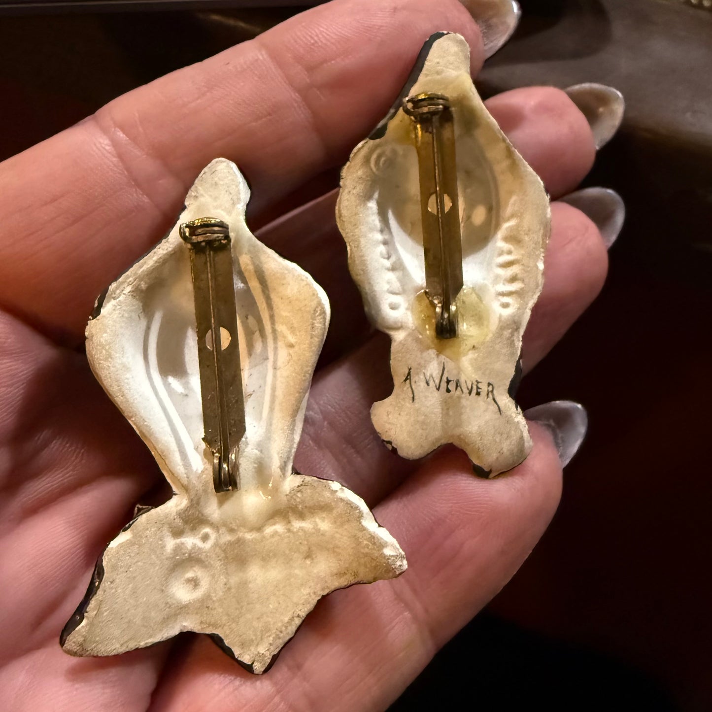 Antique Pixie Elves Pin Set