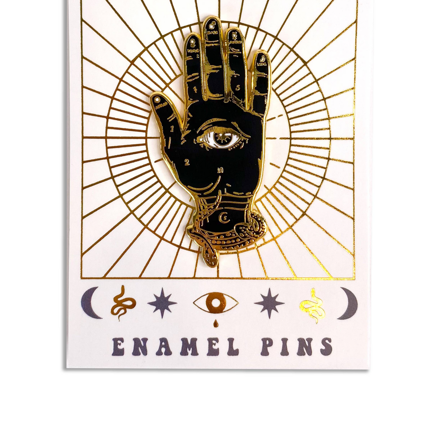 Palmistry Enamel Pin