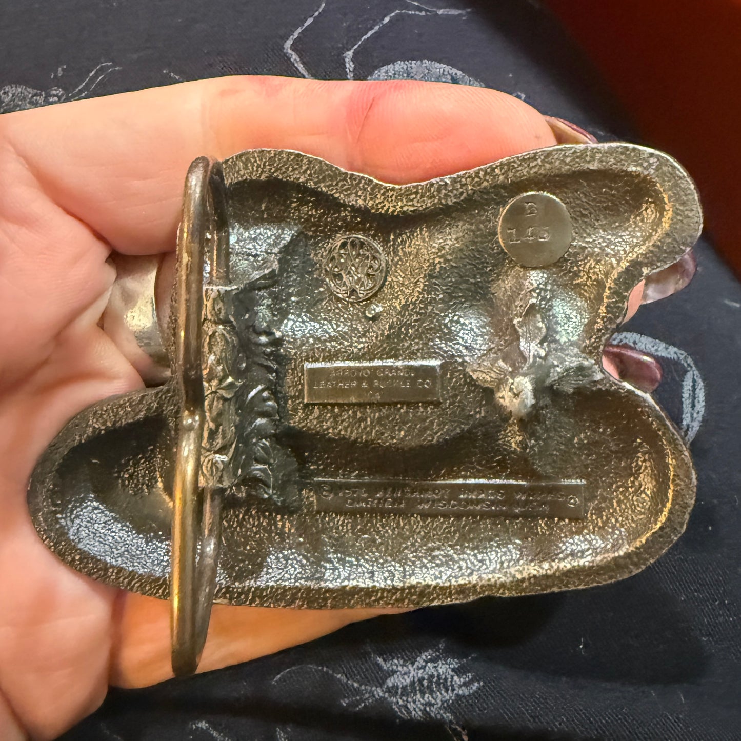 Antique Brass Rattlesnake Buckle Color