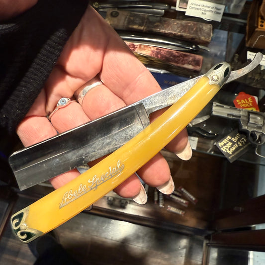 Antique Abele Special Straight Razor With Box