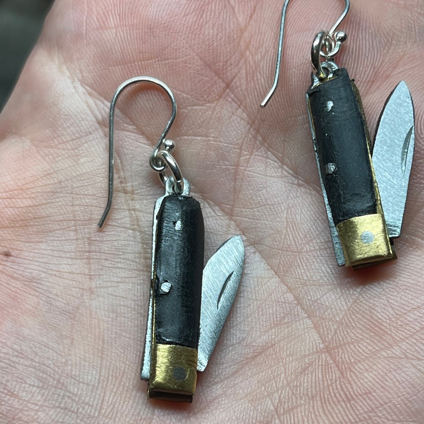 Switchblade Sterling Earrings