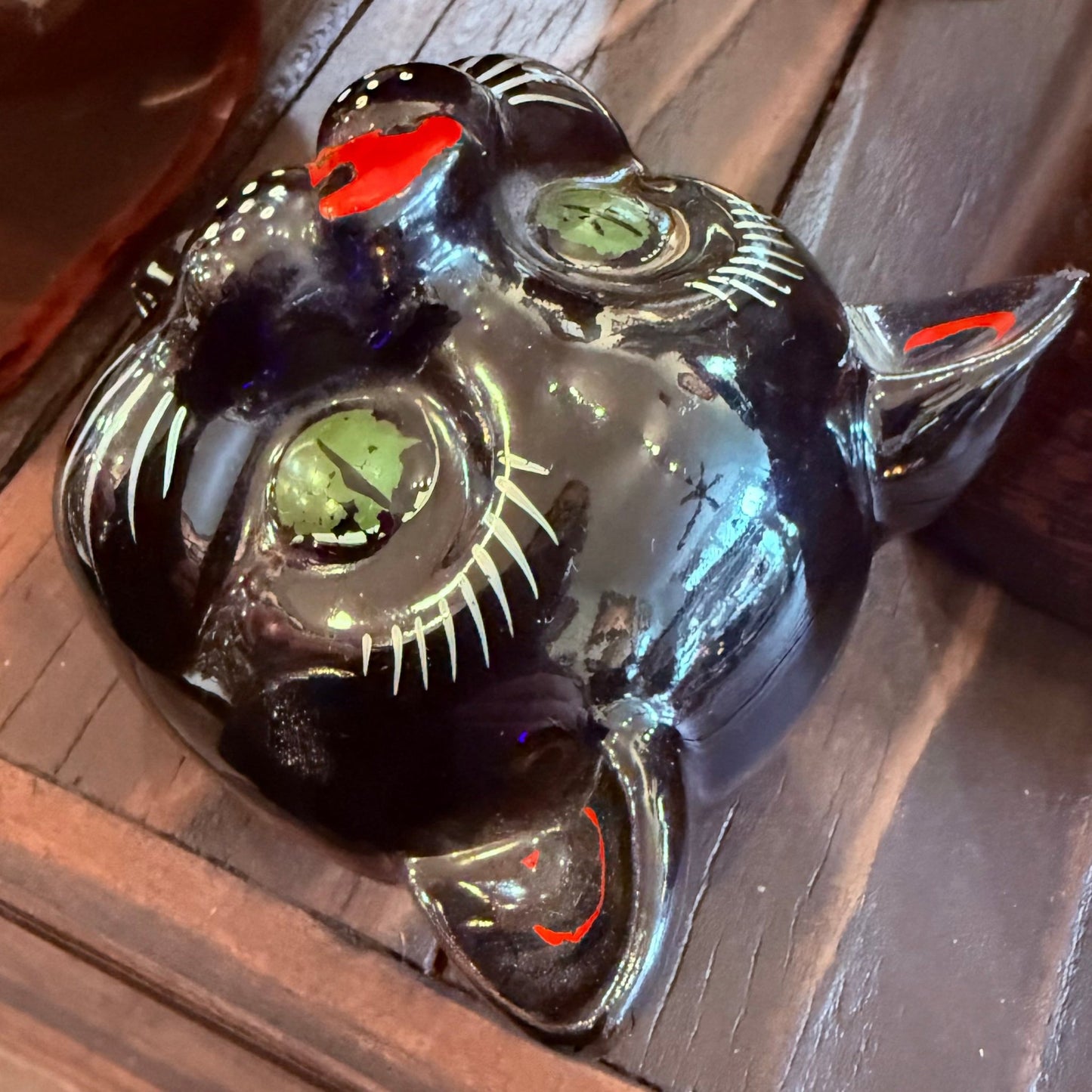 Antique Black Cat Smoker - Loved To Death