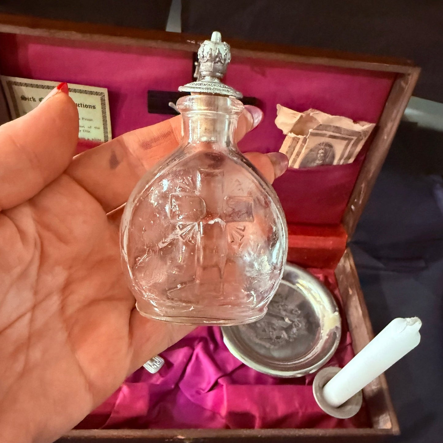 Antique Last Rites Sick Call Box - Loved To Death