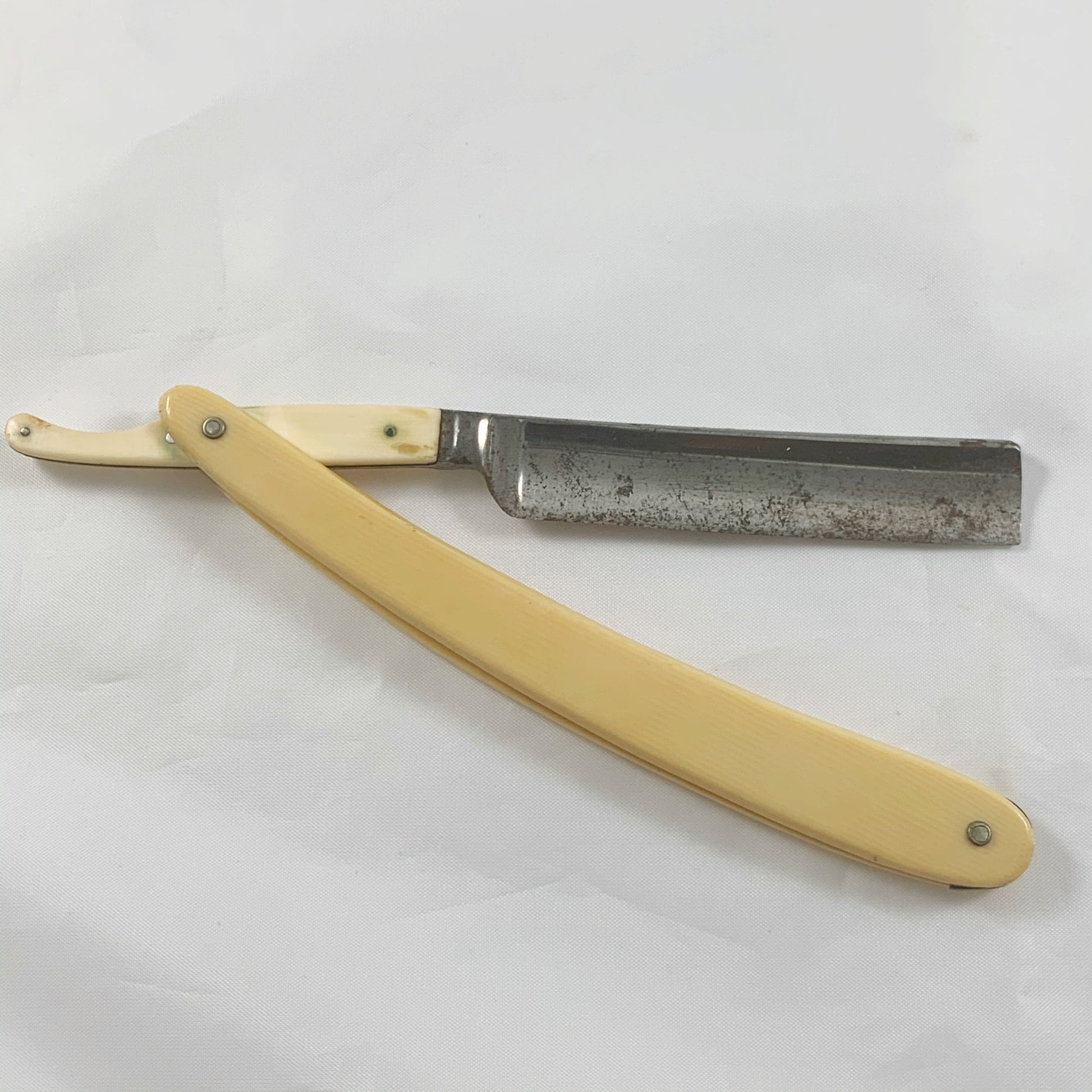 Antique Solingen Celluloid Straight Razor - Loved To Death