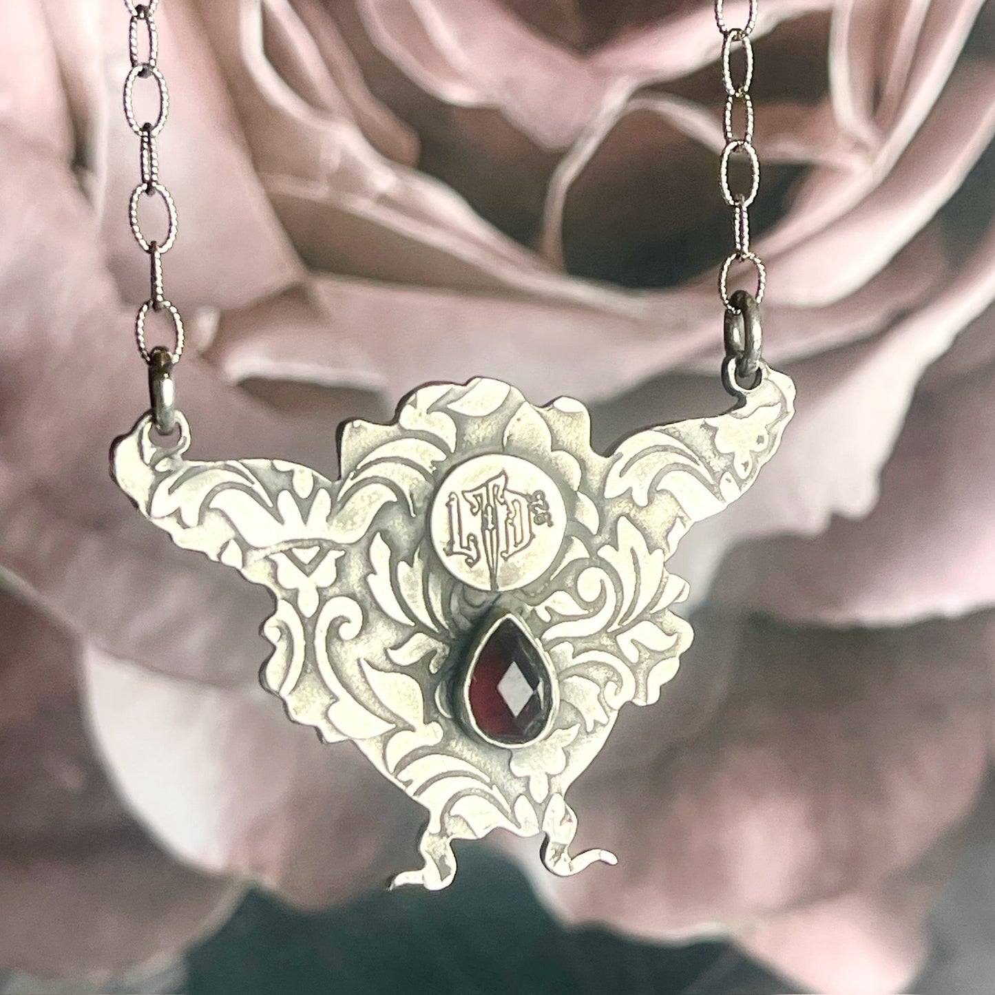 Art Nouveau Medusa Sterling Necklace - Loved To Death