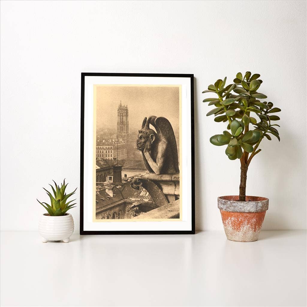 Art Print PS - 195 Gargoyles on Notre Dame - Loved To Death