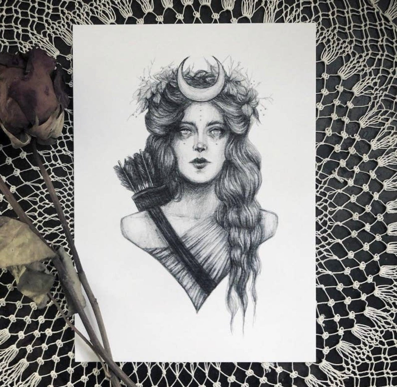 Artemis Art Print Caitlin McCarthy - Loved To Death