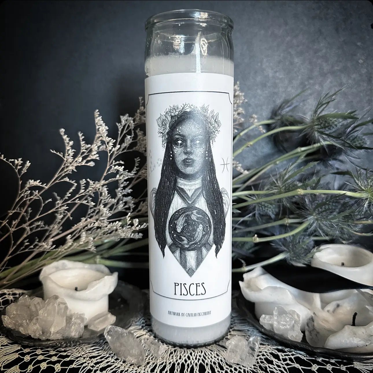 Astrology Altar Candle Caitlin McCarthy - Loved To Death