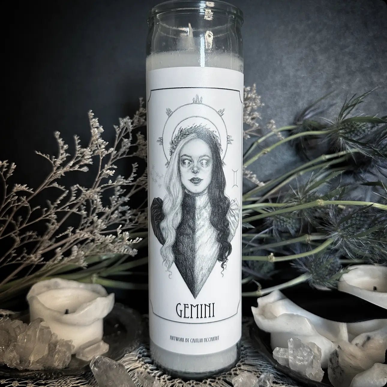 Astrology Altar Candle Caitlin McCarthy - Loved To Death