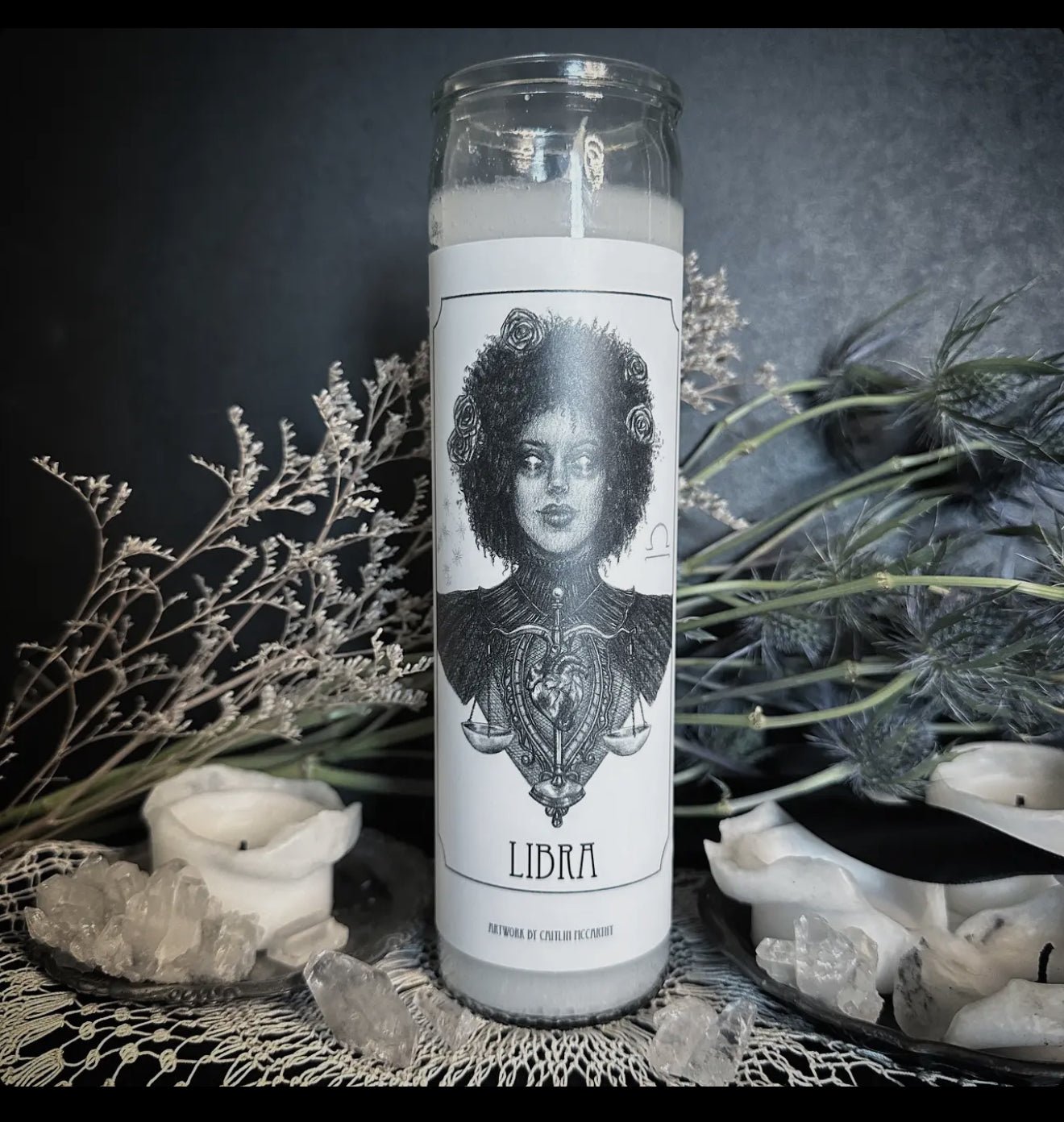 Astrology Altar Candle Caitlin McCarthy - Loved To Death