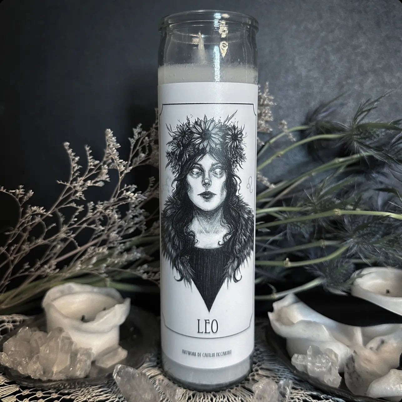 Astrology Altar Candle Caitlin McCarthy - Loved To Death