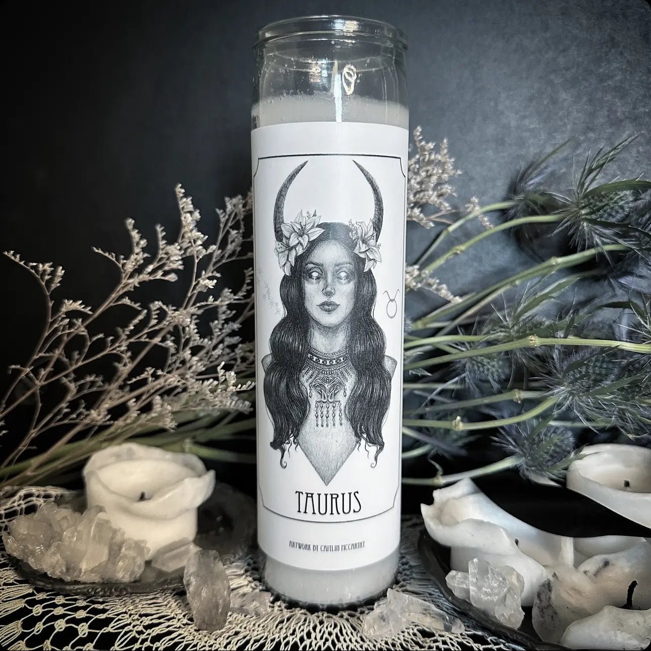 Astrology Altar Candle Caitlin McCarthy - Loved To Death