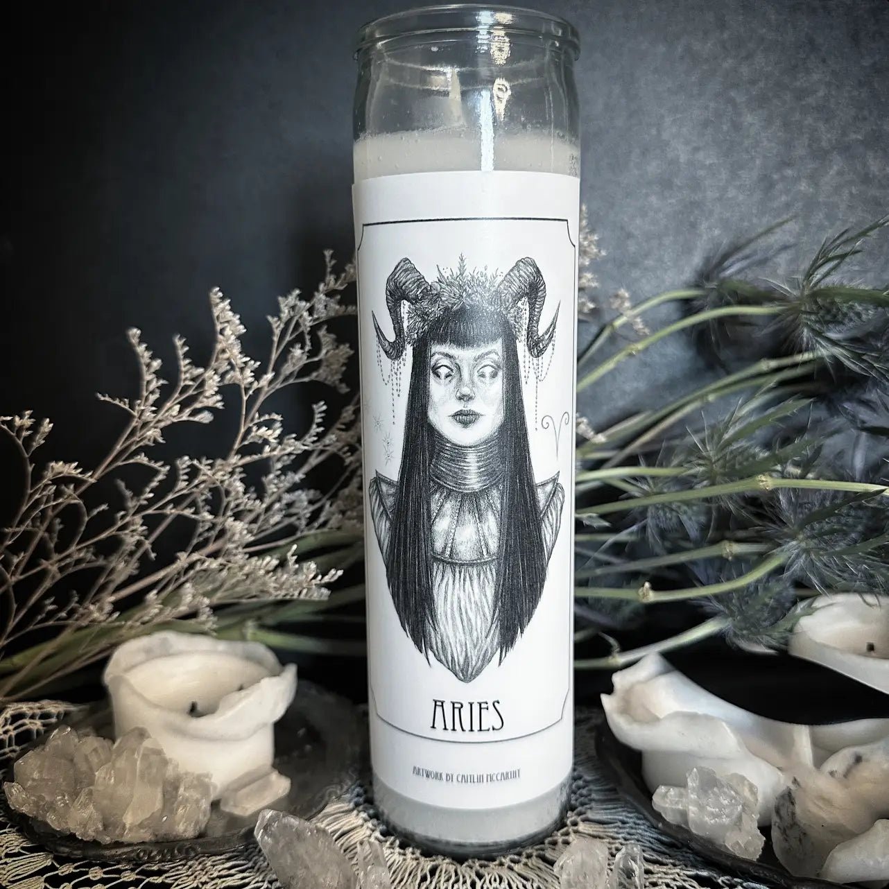 Astrology Altar Candle Caitlin McCarthy - Loved To Death