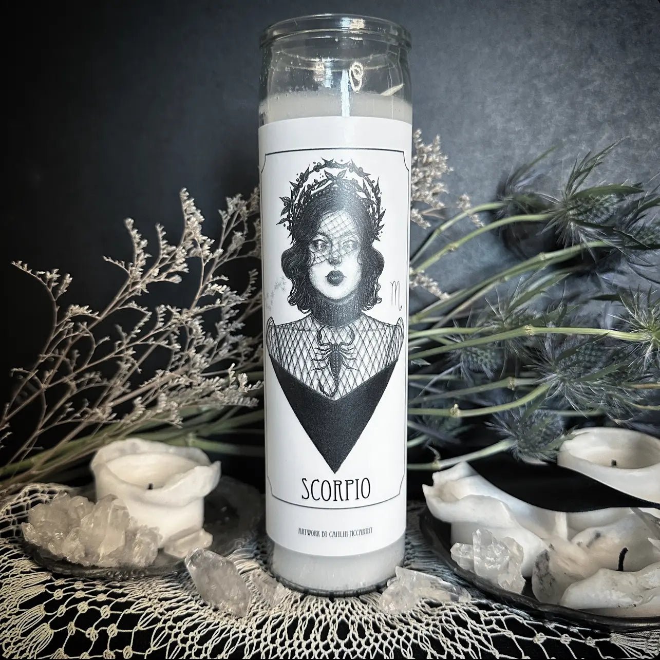 Astrology Altar Candle Caitlin McCarthy - Loved To Death