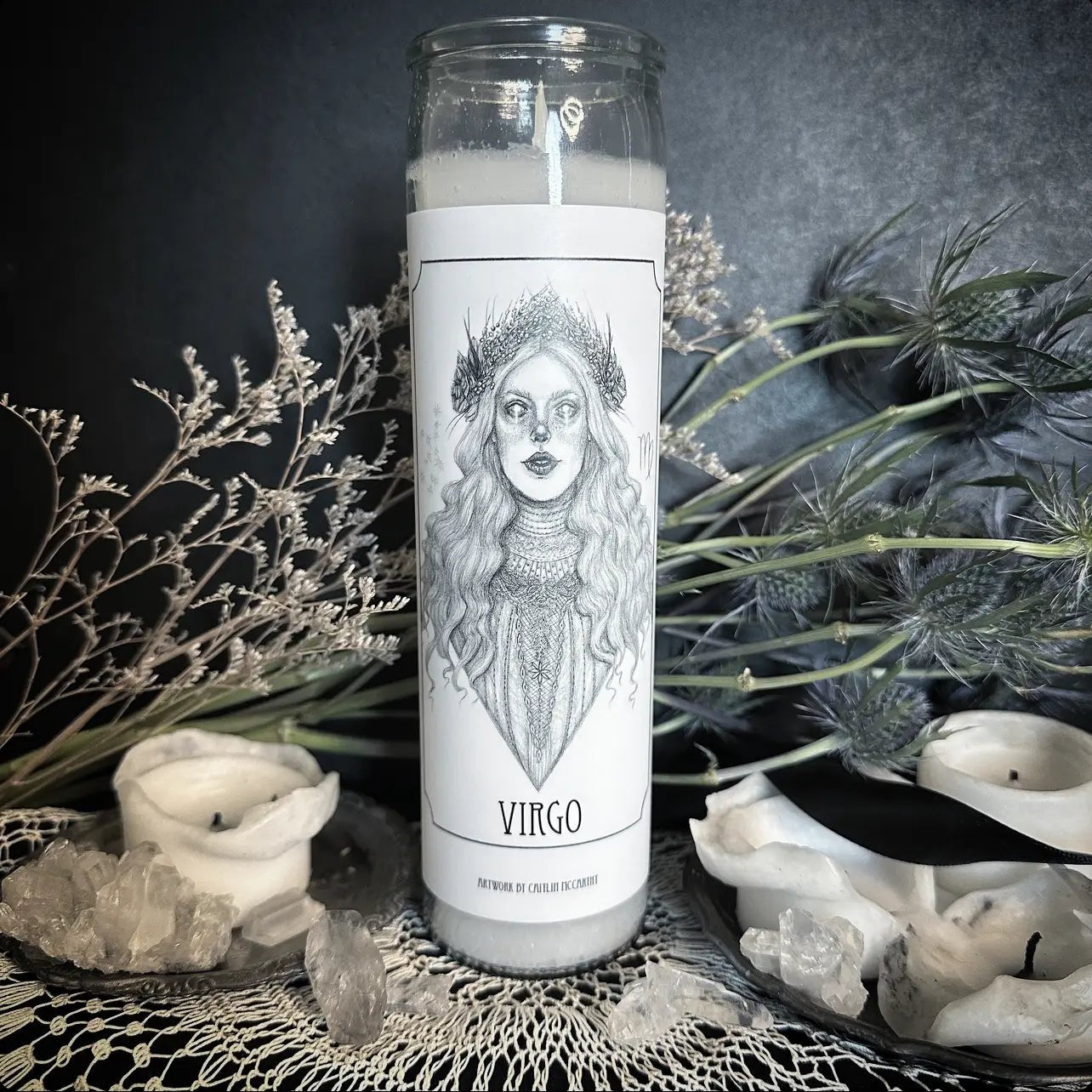 Astrology Altar Candle Caitlin McCarthy - Loved To Death