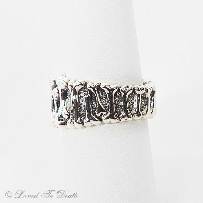 Band of Bones Sterling Silver - Loved To Death