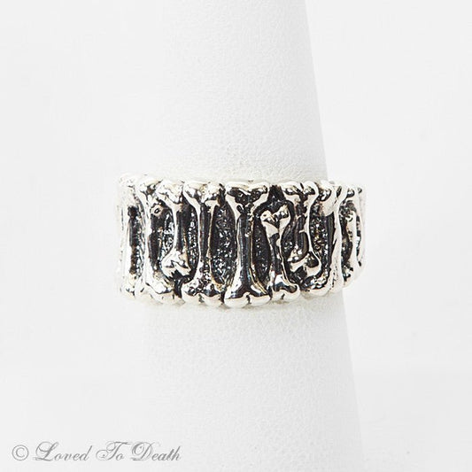 Band of Bones Sterling Silver - Loved To Death