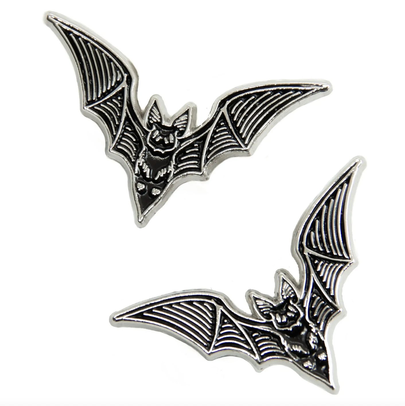 Bats Collar Enamel Pin Set - Loved To Death