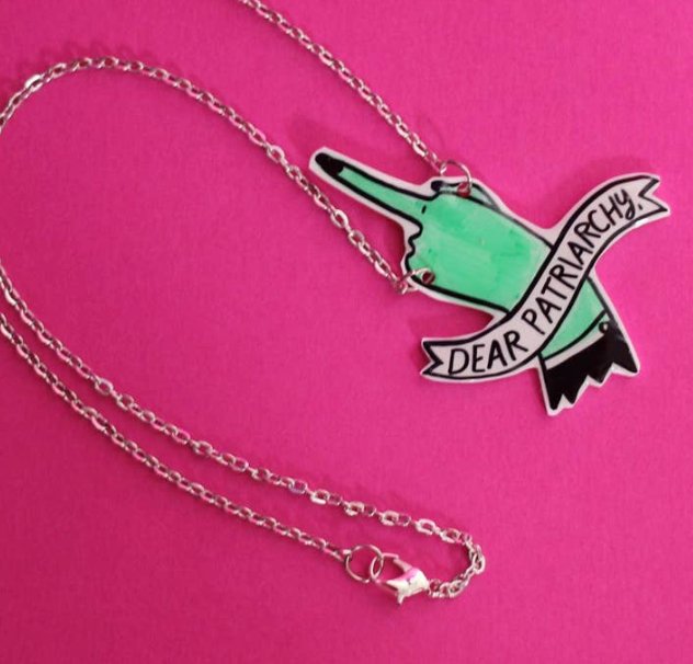 Dear Patriarchy Necklace - Loved To Death