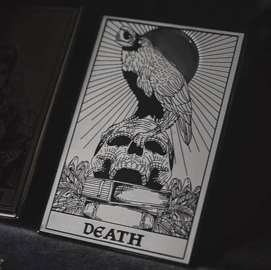 Death Tarot Enamel Pin - Loved To Death