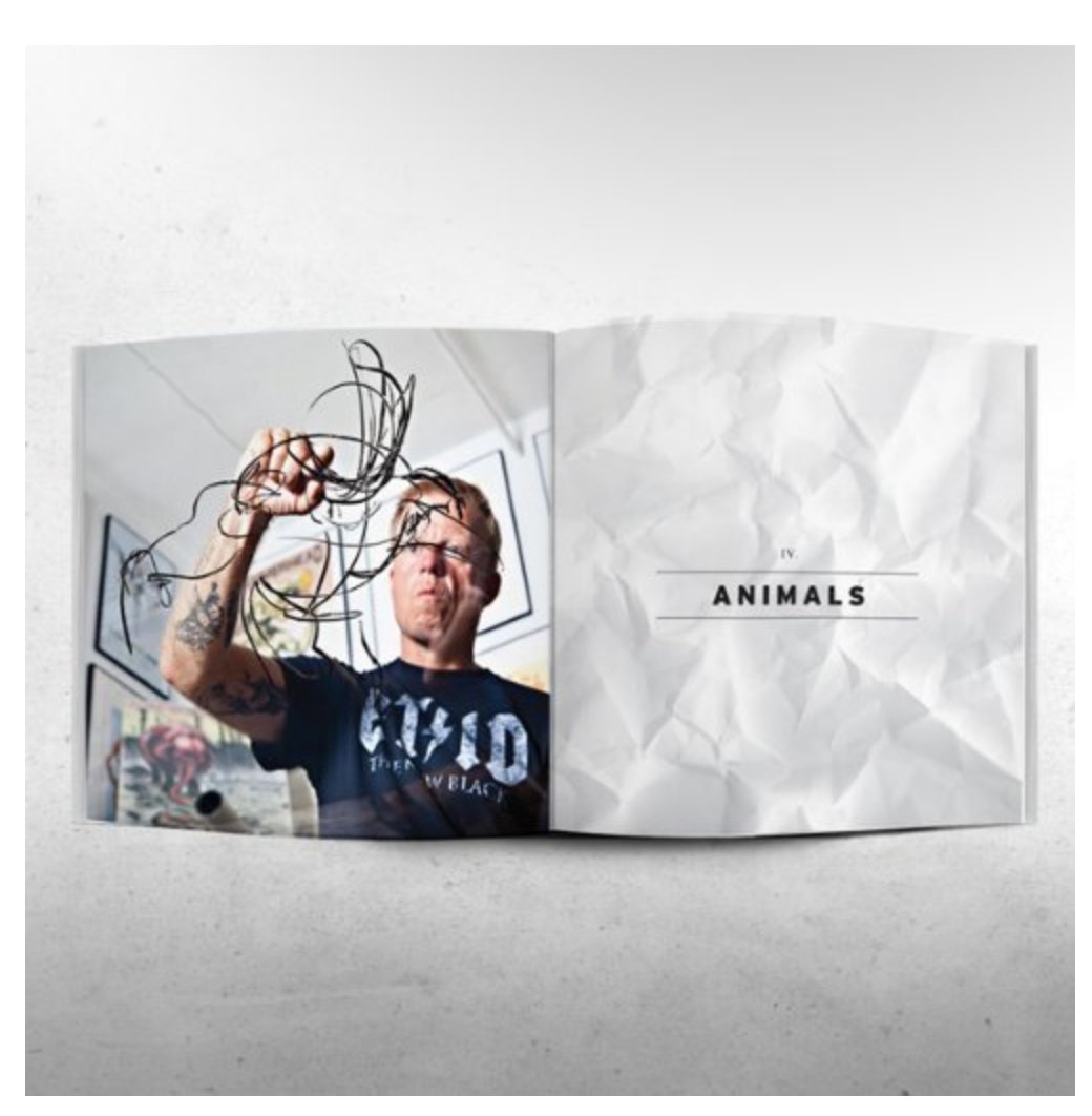 Derek Hess Black Line White Lie - Loved To Death