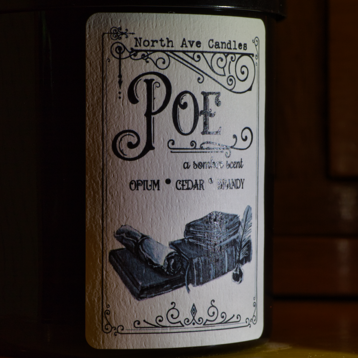 Edgar Allan Poe Candle