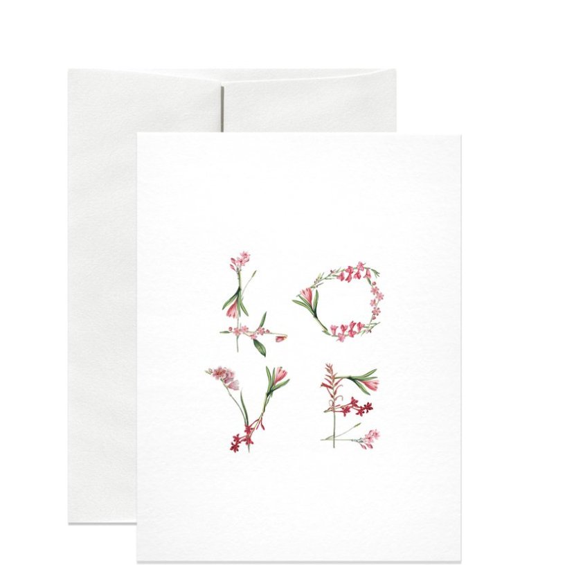 Floral Love Gift Card - Loved To Death