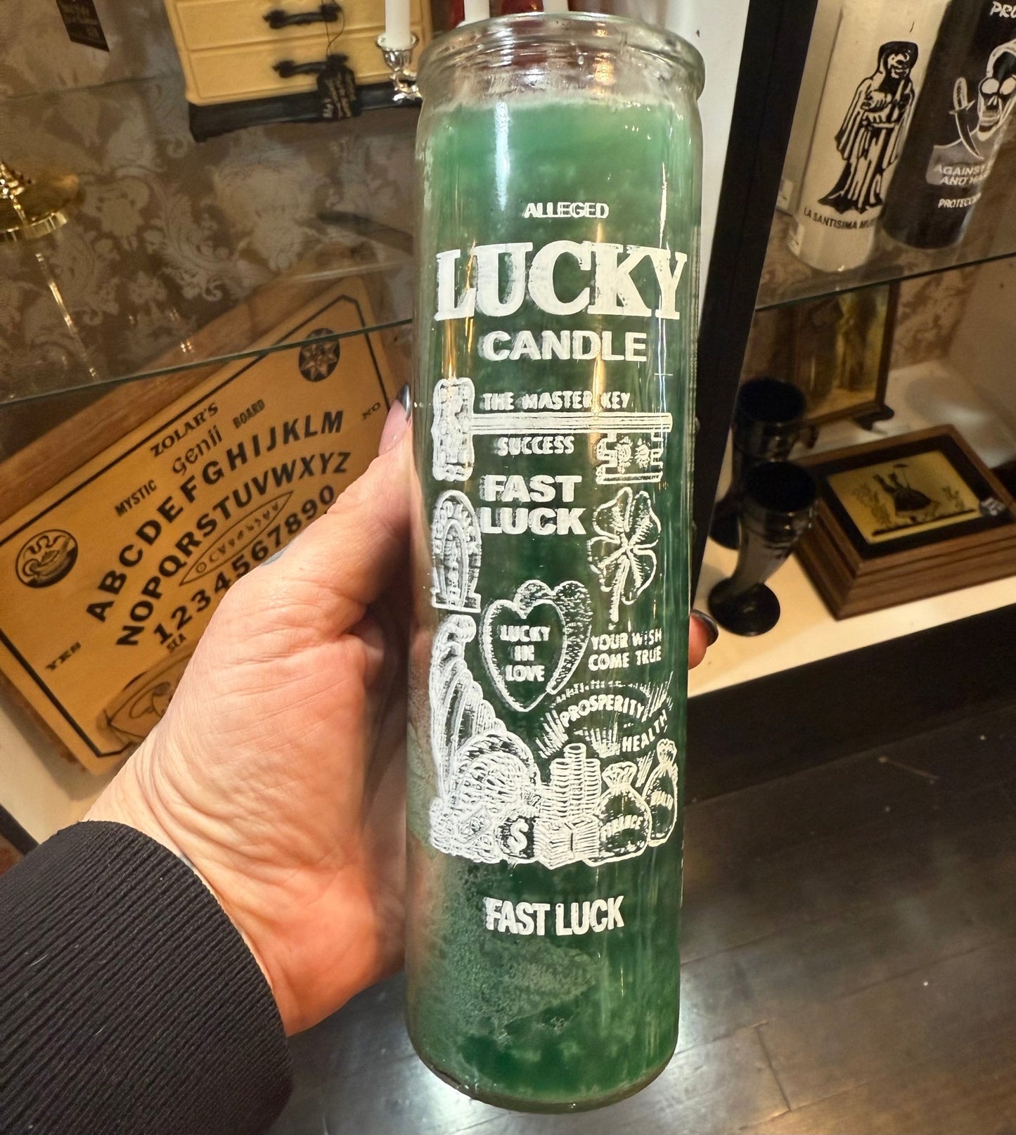 Green Fast Luck 7 Day Candle - Loved To Death