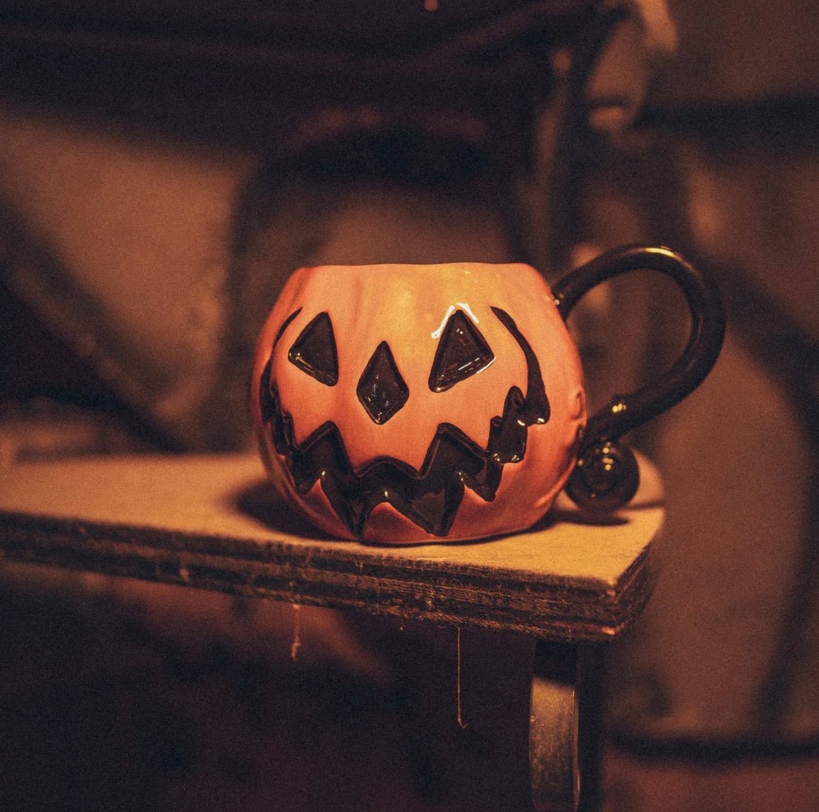 Haunted Pumpkin Mug Orange - Loved To Death