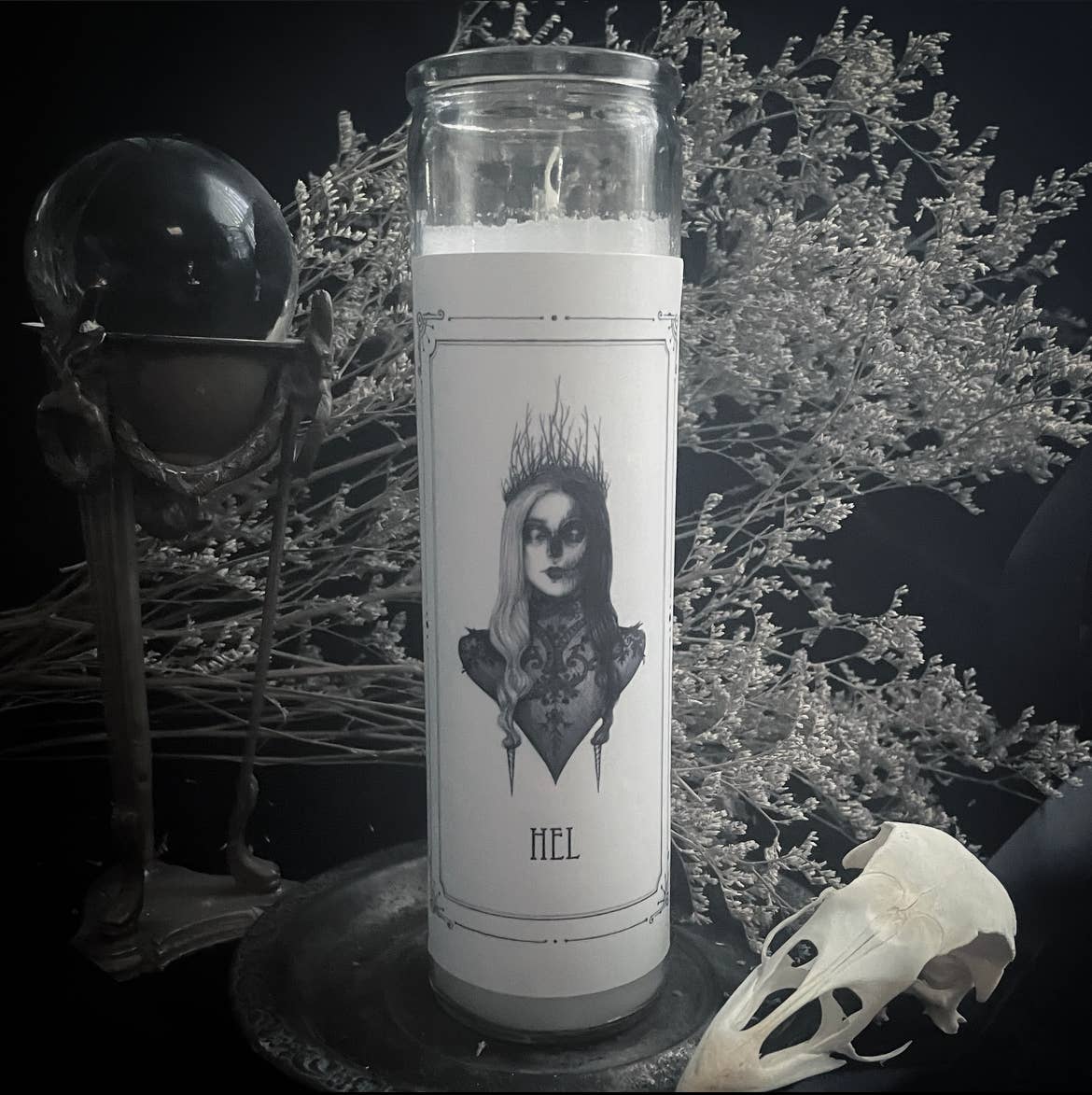 Hel Altar Candle Stickers - Pack of 5 Vinyl Stickers - Loved To Death