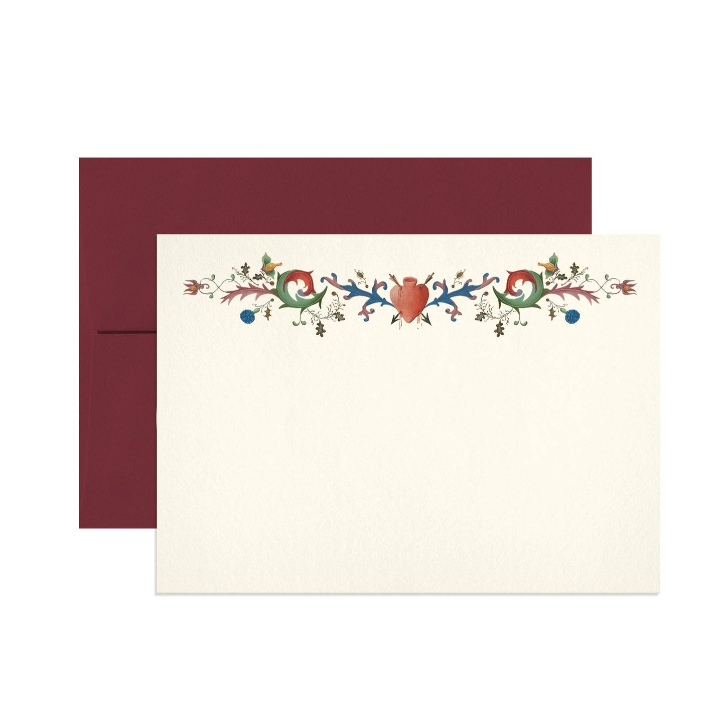 Illuminated Heart Note Card Set - Loved To Death