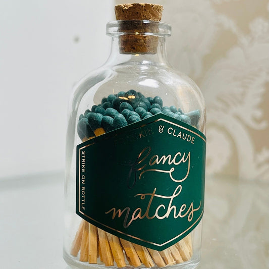 Jar of Fancy Green Matches Small - Loved To Death