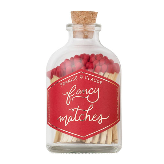 Jar of Fancy Red Matches Small - Loved To Death
