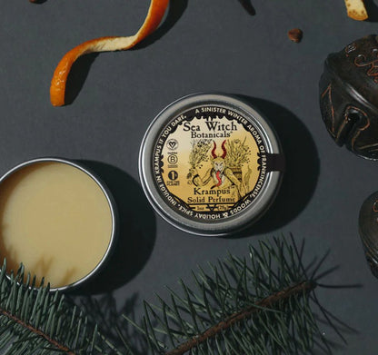 Krampus Solid Perfume - A Dark, Wintery Aroma - Loved To Death