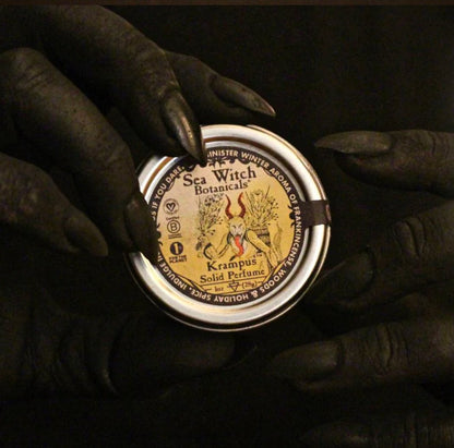 Krampus Solid Perfume - A Dark, Wintery Aroma - Loved To Death