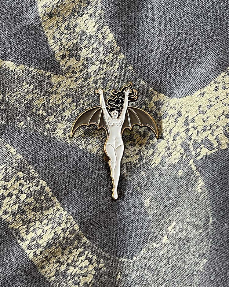 La Femme Chauve - Souris • Enamel Pin - Loved To Death