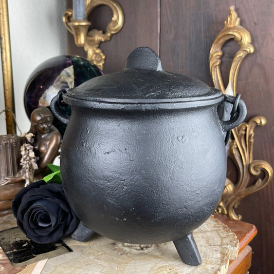Large Cast Iron Cauldron - Loved To Death