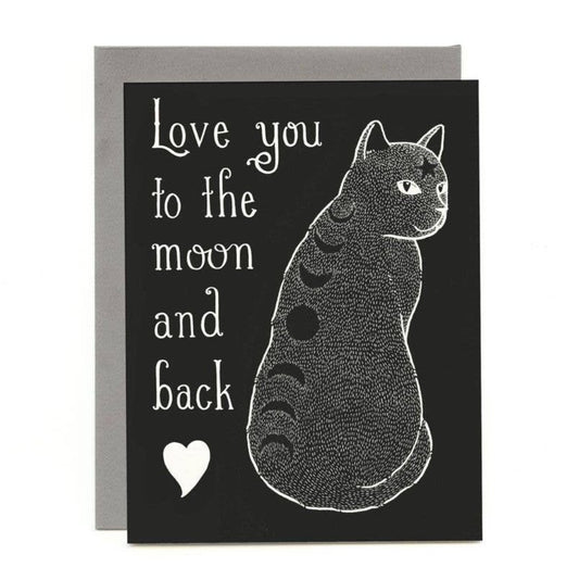 Love You To The Moon Gift Card - Loved To Death