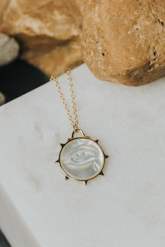 Lovers Eye Round Necklace - Loved To Death